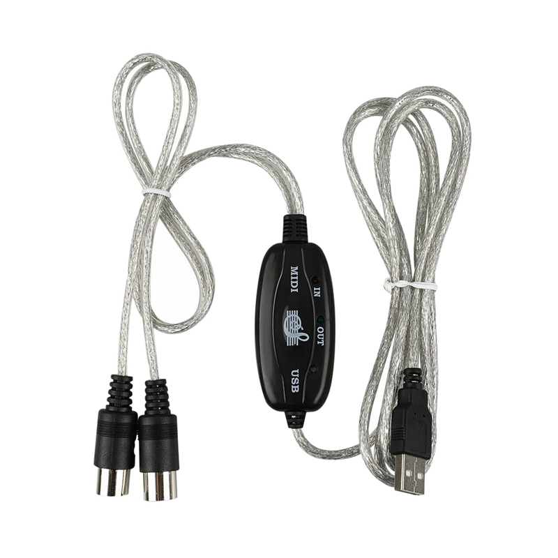 MIDI  to USB  Cable For Music Keyboard